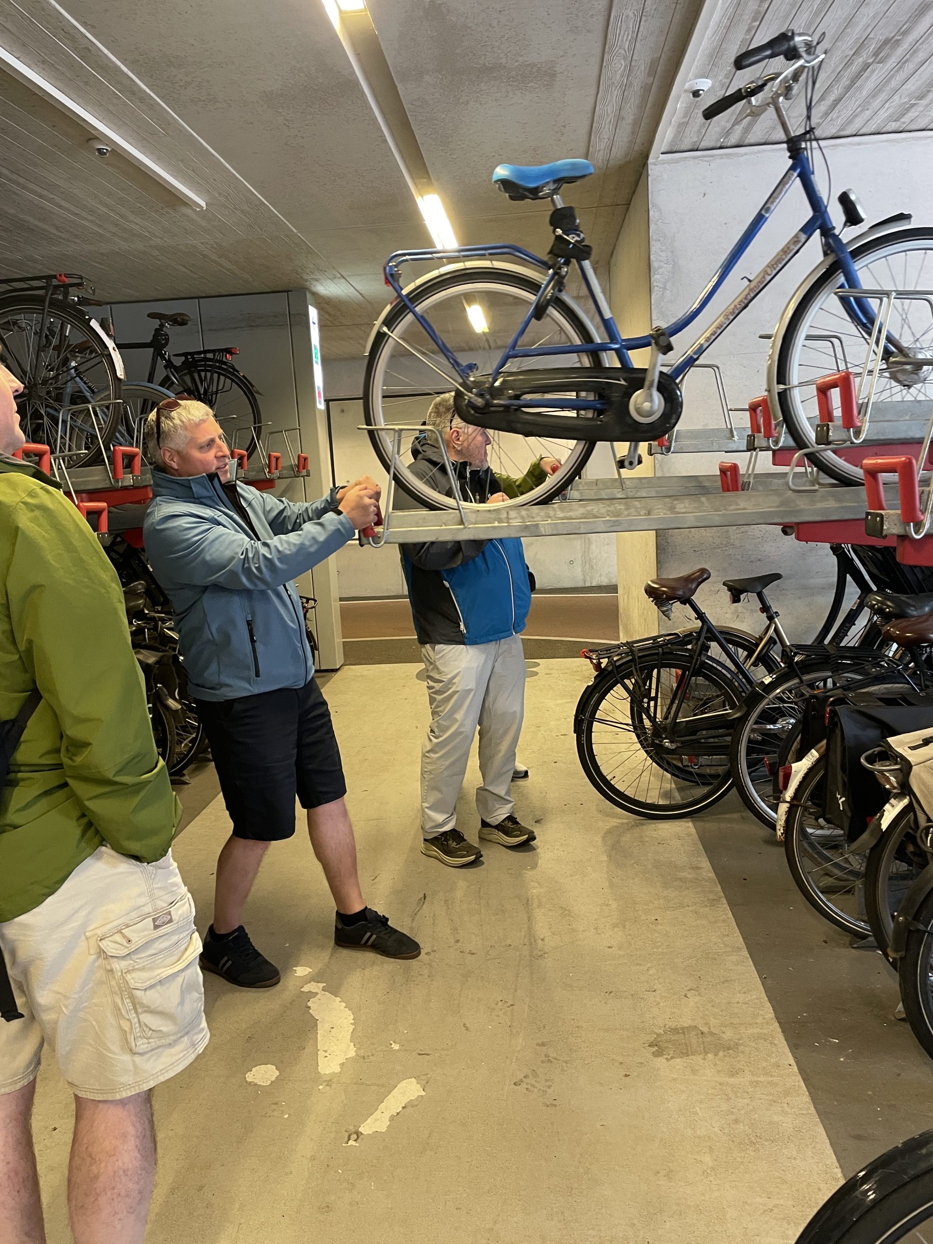 Visiting Utrecht bike parking